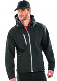 RS230: Men's Hooded Soft Shell Jacket