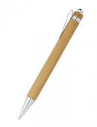 BOO99: Bamboo Pen (silver clip)