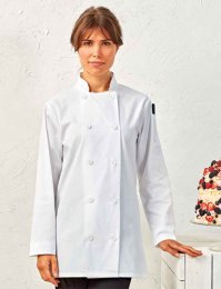 LCJ71: Ladies Long Sleeve Chef's Jacket